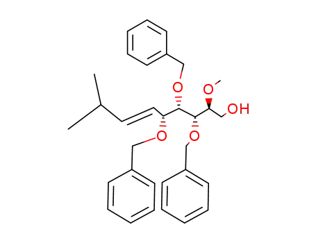 (E)-(2S,3S,4S,5R)-3,4,5-Tris-benzyloxy-2-methoxy-8-methyl-non-6-en-1-ol
