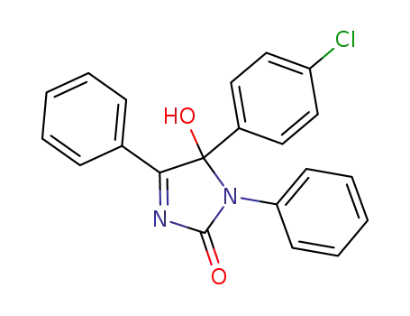 5-(p-Chlorphenyl)-5-hydroxy-1,4-diphenylimidazolin-2-on