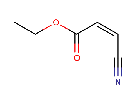 Molecular Structure of 40594-97-6 (Ethyl cis-beta-cyanoacrylate)