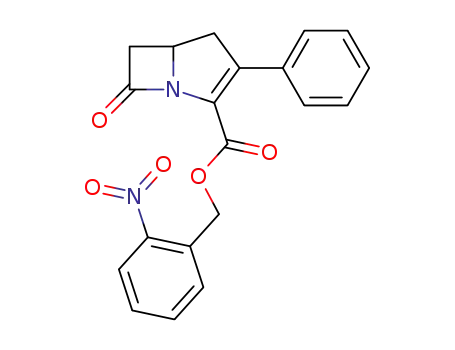 o-Nitrobenzyl-1-carba-2-phenyl-2-penem-3-carboxylat