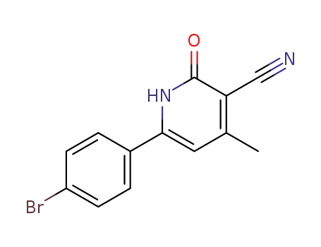 6-(4-bromophenyl)-4-methyl-2-oxo-1H-pyridine-3-carbonitrile