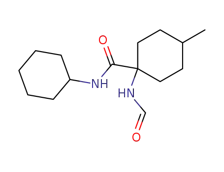 Molecular Structure of 148751-15-9 (1-Formylamino-4-methyl-cyclohexanecarboxylic acid cyclohexylamide)