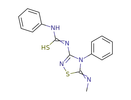 1-{5-[(E)-Methylimino]-4-phenyl-4,5-dihydro-[1,2,4]thiadiazol-3-yl}-3-phenyl-isothiourea