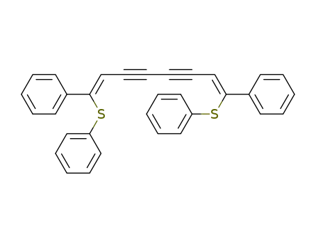 Benzene, 1,1'-[1,8-bis(phenylthio)-1,7-octadiene-3,5-diyne-1,8-diyl]bis-