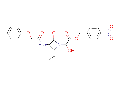 [(2R,3R)-2-Allyl-4-oxo-3-(2-phenoxy-acetylamino)-azetidin-1-yl]-hydroxy-acetic acid 4-nitro-benzyl ester