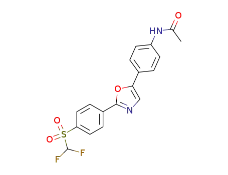 2-(4-difluoromethylsulfonylphenyl)-5-(4-acetamidophenyl)oxazole