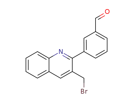 3-bromomethyl-2-(3-formyl)phenylquinoline