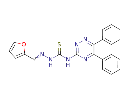 Hydrazinecarbothioamide,
N-(5,6-diphenyl-1,2,4-triazin-3-yl)-2-(2-furanylmethylene)-