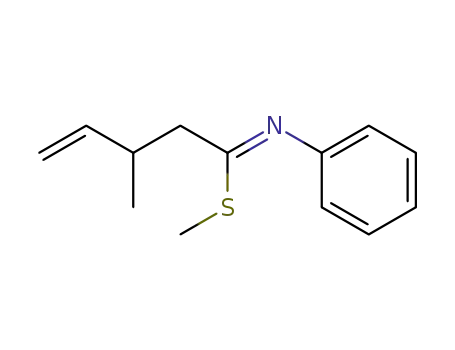 4-Pentenimidothioic acid, 3-methyl-N-phenyl-, methyl ester, (Z)-