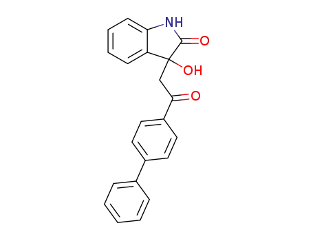 3-(2-Biphenyl-4-yl-2-oxo-ethyl)-3-hydroxy-1,3-dihydro-indol-2-one