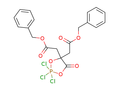 (4-Benzyloxycarbonylmethyl-2,2,2-trichloro-5-oxo-2λ<sup>5</sup>-[1,3,2]dioxaphospholan-4-yl)-acetic acid benzyl ester