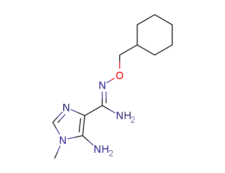 1H-Imidazole-4-carboximidamide,
5-amino-N-(cyclohexylmethoxy)-1-methyl-