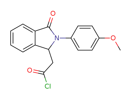2,3-Dihydro-3-oxo-2-phenyl-1H-isoindole-1-acetyl Chloride