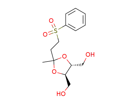 [(4R,5R)-2-(2-Benzenesulfonyl-ethyl)-5-hydroxymethyl-2-methyl-[1,3]dioxolan-4-yl]-methanol