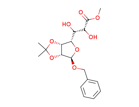 (2R,3R)-3-((3aR,4S,6R,6aR)-6-Benzyloxy-2,2-dimethyl-tetrahydro-furo[3,4-d][1,3]dioxol-4-yl)-2,3-dihydroxy-propionic acid methyl ester