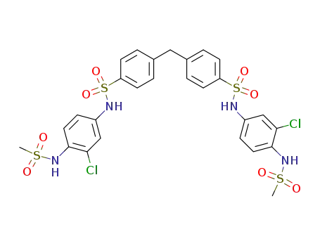 bis<4-<N-(3-chloro-4-methylsulfonamidophenyl)sulfamoyl>phenyl>methane