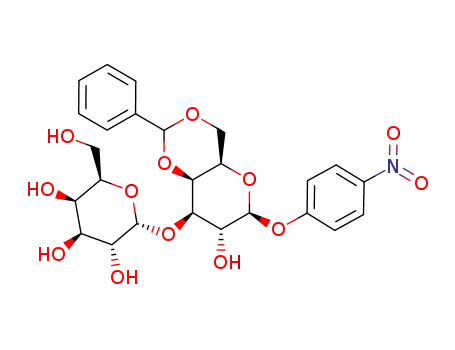 p-nitrophenyl 4,6-O-benzylidene-3-O-α-D-galactopyranosyl-β-D-galactopyranoside
