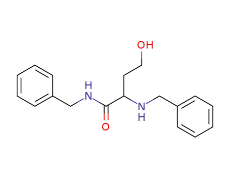 Molecular Structure of 101785-30-2 (α-Benzylamino-γ-hydroxy-N-benzyl-butyramid)