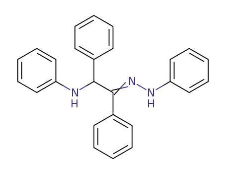 Ethanone, 1,2-diphenyl-2-(phenylamino)-, phenylhydrazone