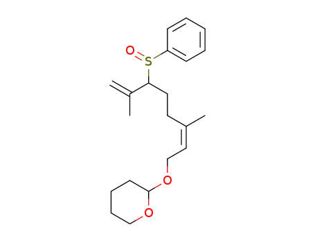 2H-Pyran,
2-[[3,7-dimethyl-6-(phenylsulfinyl)-2,7-octadienyl]oxy]tetrahydro-