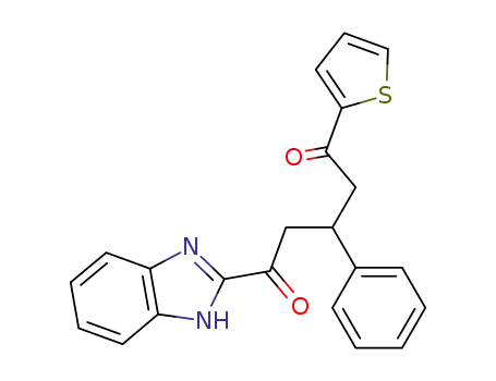1-(2-benzimidazolyl)-3-phenyl-5-(2-thienyl)pentane-1,5-dione