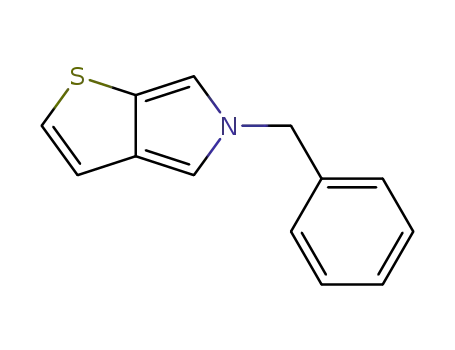 Molecular Structure of 119198-74-2 (5H-Thieno[2,3-c]pyrrole, 5-(phenylmethyl)-)