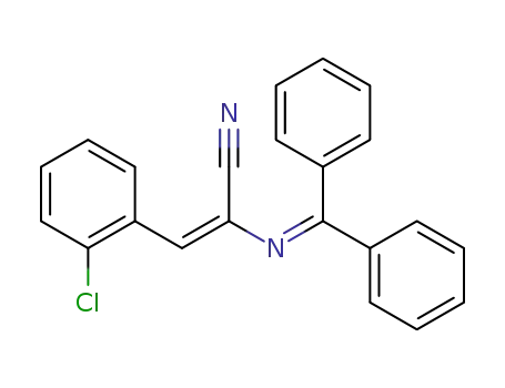2-Propenenitrile, 3-(2-chlorophenyl)-2-[(diphenylmethylene)amino]-