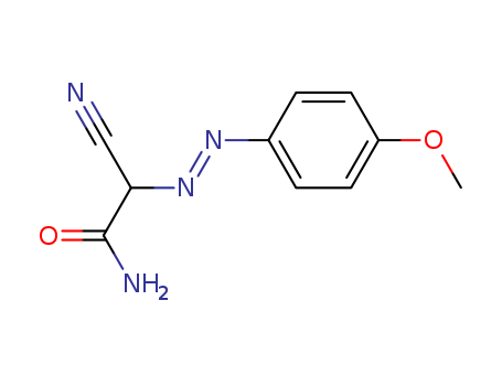 Acetamide,2-cyano-2-[2-(4-methoxyphenyl)diazenyl]- cas  5466-18-2