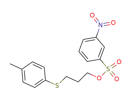 3-Nitro-benzenesulfonic acid 3-p-tolylsulfanyl-propyl ester