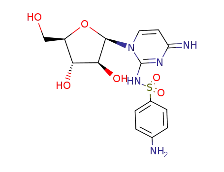 2-(4-Aminobenzenesulfonylamino)-1-(1-β-D-arabinofuranosyl)-4(1H)-iminopyrimidine