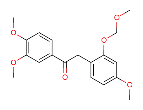 1-(3,4-dimethoxyphenyl)-2-(4-methoxy-2-methoxymethoxyphenyl)ethan-1-one
