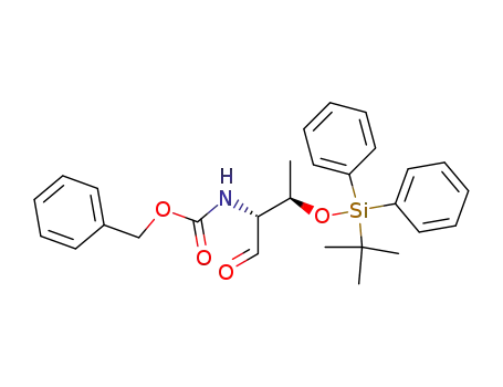 N-carbobenzoxy-O-tert-butyldiphenylsilyl-D-allo-threoninal