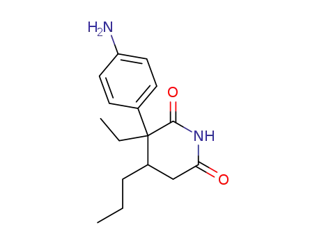 Molecular Structure of 110977-60-1 (4-propylaminoglutethimide)