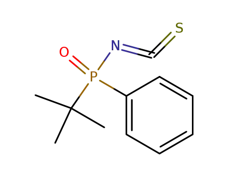 Molecular Structure of 54100-46-8 (Phosphinic isothiocyanate, (1,1-dimethylethyl)phenyl-)