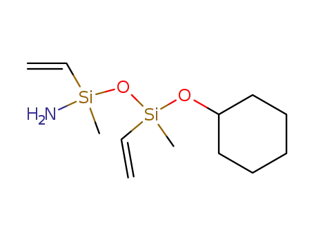 1-amino-3-(cyclohexyloxy)-1,3-dimethyl-1,3-divinylsiloxane