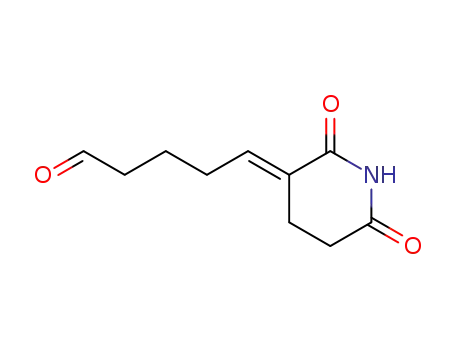 Molecular Structure of 138480-36-1 (Pentanal, 5-(2,6-dioxo-3-piperidinylidene)-, (E)-)
