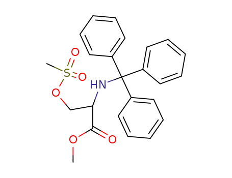<i>O</i>-methanesulfonyl-<i>N</i>-trityl-DL-serine methyl ester