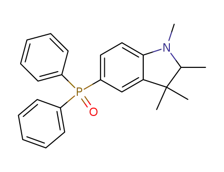 1H-Indole, 5-(diphenylphosphinyl)-2,3-dihydro-1,2,3,3-tetramethyl-