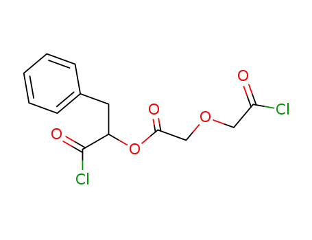 Acetic acid, (2-chloro-2-oxoethoxy)-,
2-chloro-2-oxo-1-(phenylmethyl)ethyl ester