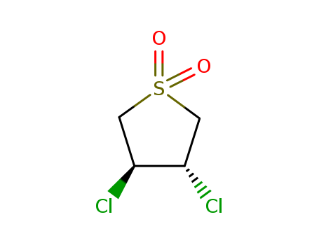 Thiophene,3,4-dichlorotetrahydro-, 1,1-dioxide, (3R,4R)-rel-