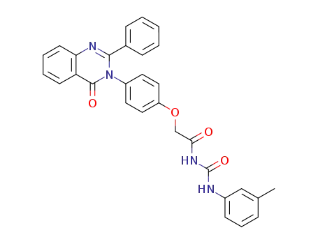 1-{2-[4-(4-Oxo-2-phenyl-4H-quinazolin-3-yl)-phenoxy]-acetyl}-3-m-tolyl-urea
