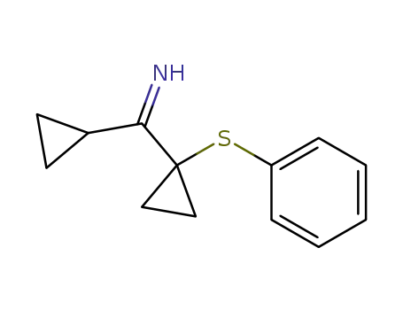 cyclopropyl 1-thiophenylcycloprop-1-yl ketimine