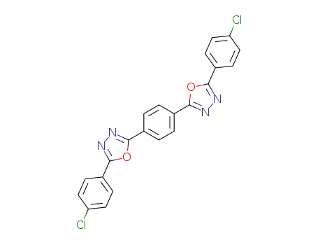 2,2'-(1,4-Phenylene)bis[5-(4-chlorophenyl)-1,3,4-oxadiazole]
