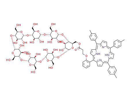 Molecular Structure of 84597-56-8 (C<sub>92</sub>H<sub>108</sub>N<sub>4</sub>O<sub>37</sub>)