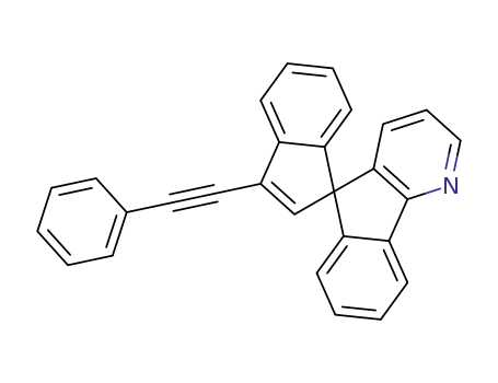 Spiro[1H-indene-1,5'-[5H]indeno[1,2-b]pyridine], 3-(phenylethynyl)-