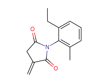 2,5-Pyrrolidinedione, 1-(2-ethyl-6-methylphenyl)-3-methylene-