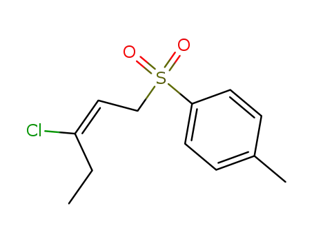Benzene, 1-[(3-chloro-2-pentenyl)sulfonyl]-4-methyl-, (E)-
