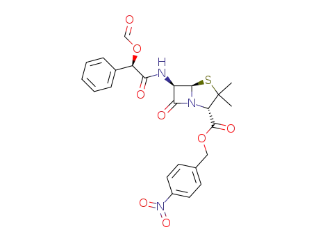 4-nitrobenzyl (2'R,3S,5R,6R)-6-formyloxy(phenyl)acetylaminopenicillanate