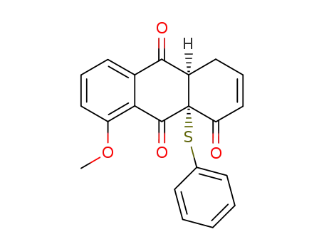 (4aR,9aR)-8-Methoxy-9a-phenylsulfanyl-4a,9a-dihydro-4H-anthracene-1,9,10-trione