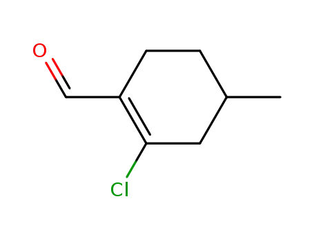 Molecular Structure of 38127-46-7 (2-Chloro-4-Methylcyclohex-1-en-1-carbaldehyd)